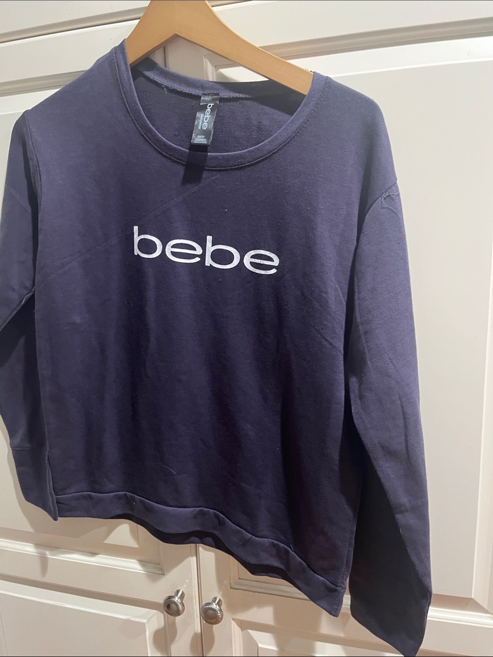 bebe grey Crewneck Sleepwear with White Logo
